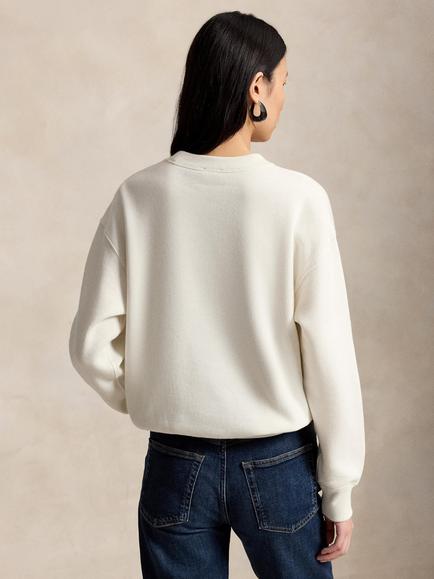 Polo Ralph Lauren Polo Bear Cotton Rich Sweatshirt, Antique Cream - view 2, Antique Cream