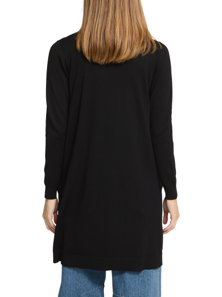ICHI Ihluls Knit Cardigan, Black - view 2, Black