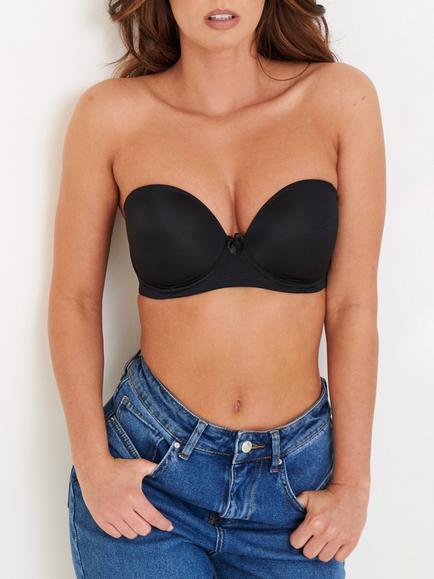 Pour Moi Definitions Strapless Multiway Bra, Black - view 2, Black