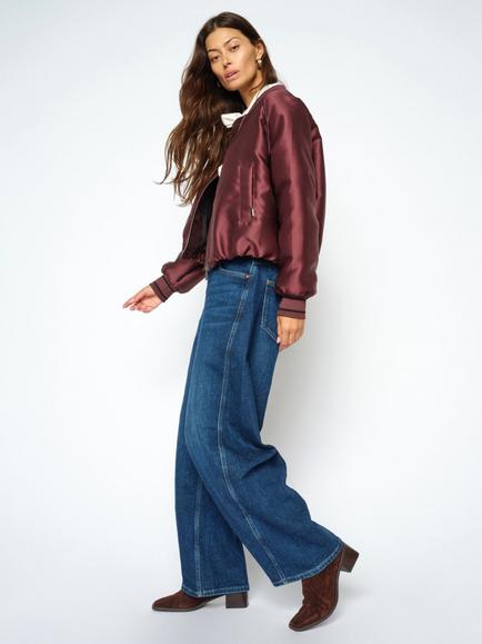 MOS MOSH Mmcindy Wide Leg Jeans, Indigo Blue - view 2, Indigo Blue