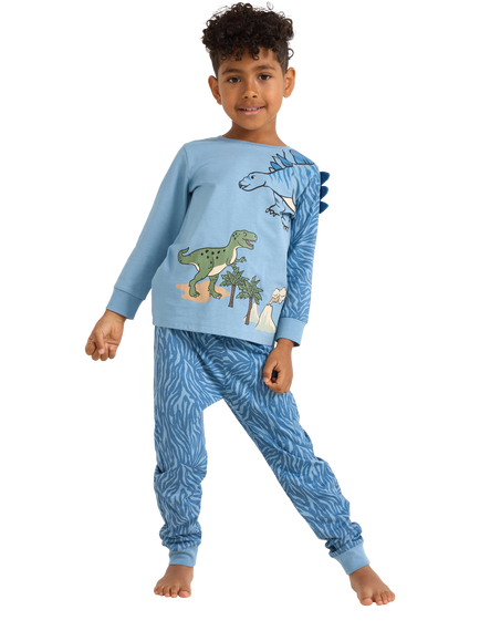 Lindex Baby Pyjama Set, Light Blue, Light Dusty Blue