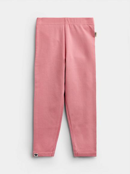 JoJo Maman Bébé Kids' Cotton Blend Ditsy Leggings, Set of 2, Light Blue - view 2, Light Blue
