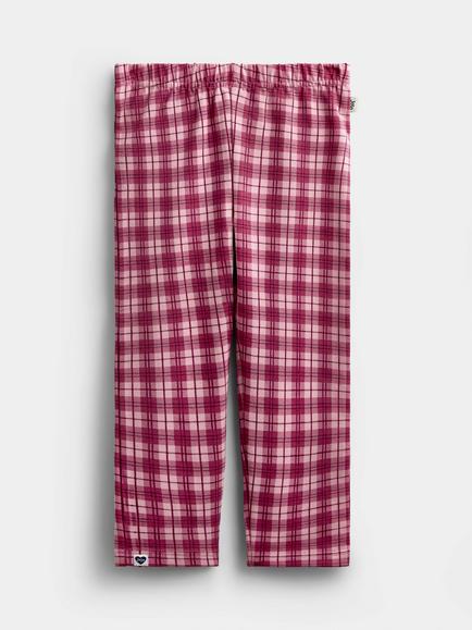 JoJo Maman Bébé Kids' Cherry Leggings, Pack of 2, Blue Marl - view 2, Blue Marl