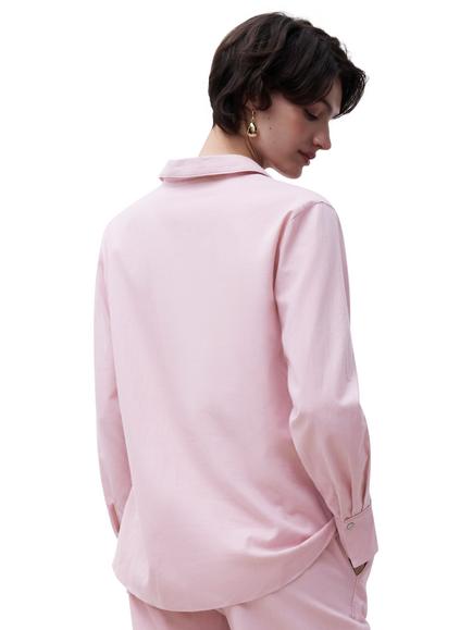 Chantelle Gabriel Loungewear Long Sleeve Shirt - view 2, Muted Pink/Pale Orange