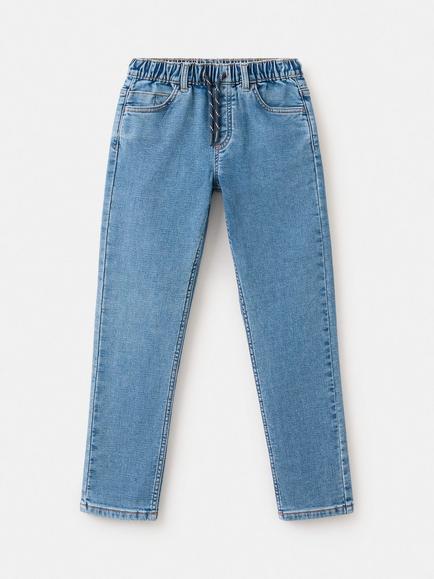 Mango Kids' Skinny Fit Jeans - view 2, Mid Blue