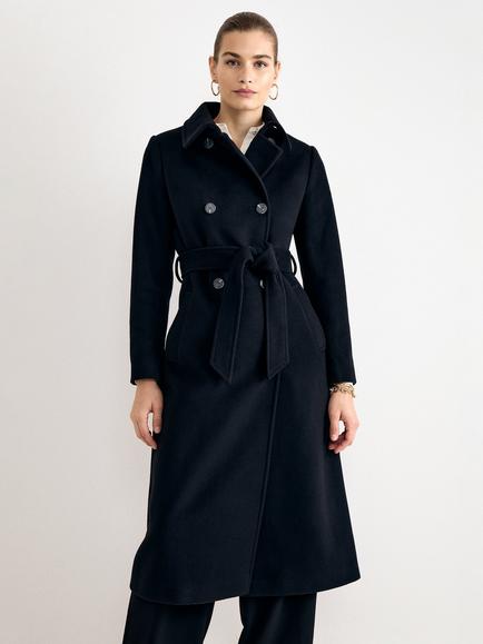 Phase Eight Patsy Wool Rich Overcoat, Black, Black