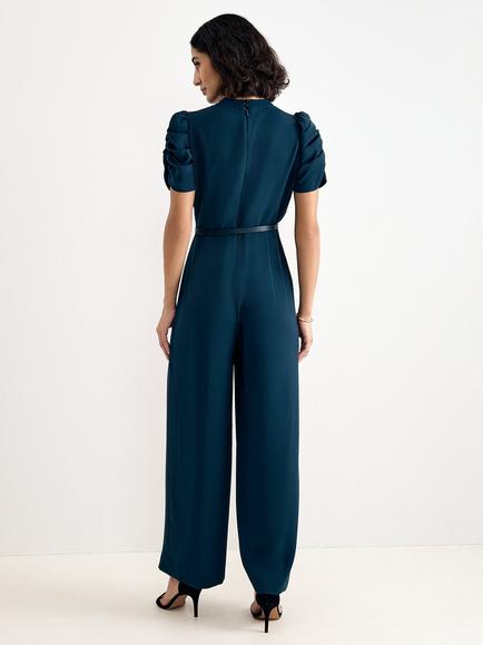 Phase Eight Natasha Jumpsuit, Teal - view 2, Teal