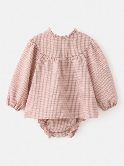 Mango Baby Dress & Romper Set, Pink, Pink