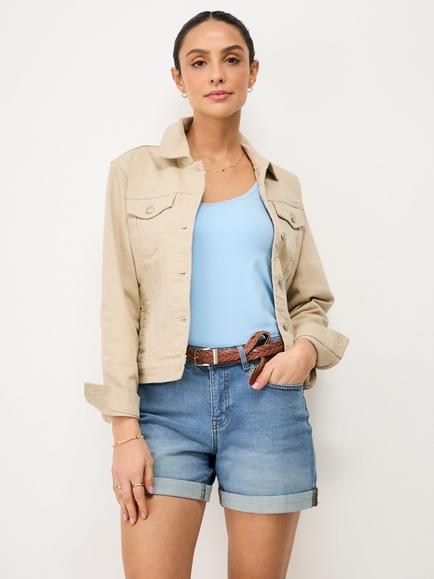 Crew Clothing Denim Shorts, Light Blue, Light Blue