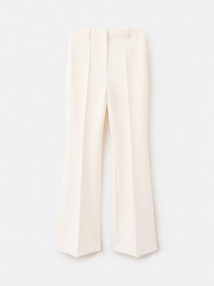 Mango High-Rise Flare Tailored Trousers, Off White, Off White