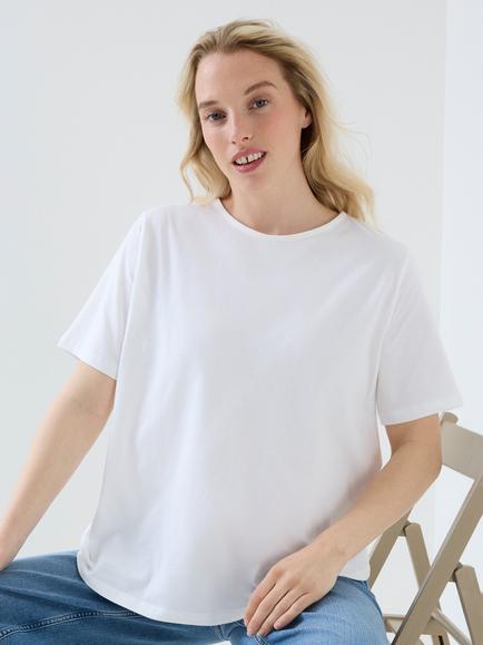 JoJo Maman Bébé Maternity T-Shirt, Pack of 3, White, White