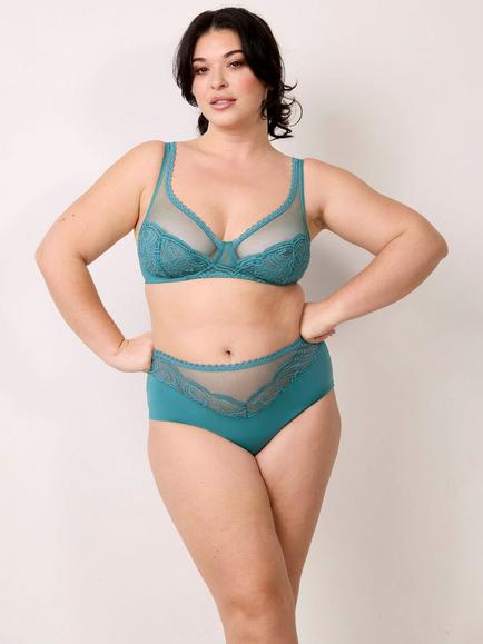 Maison Lejaby Envie Balconette Bra, Yucca