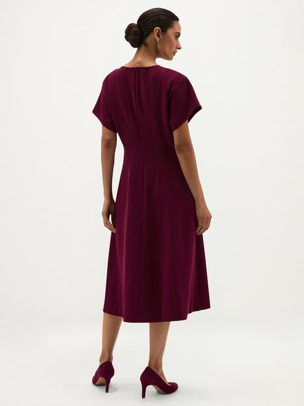 Hobbs Melina Midi Dress, Purple - view 2, Purple