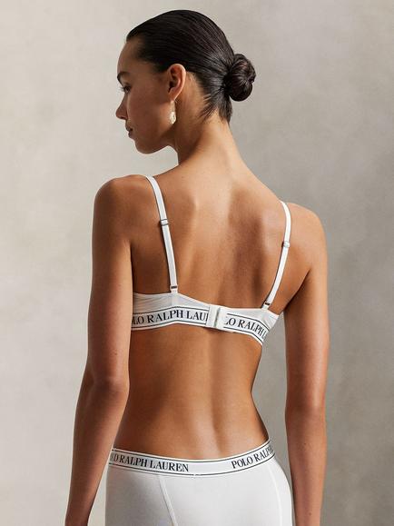 Ralph Lauren Polo Ralph Lauren Essential Bralette, White Cloud - view 2, White Cloud