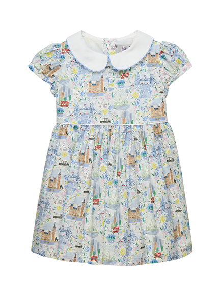 Trotters Baby Liberty Pride & Bloom Print Dress, Multi London, Multi London