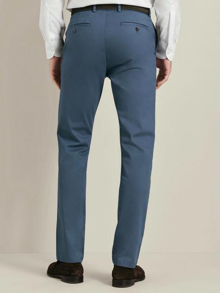 Charles Tyrwhitt Slim Fit Ultimate Chinos, Airforce Blue - view 2, Airforce Blue