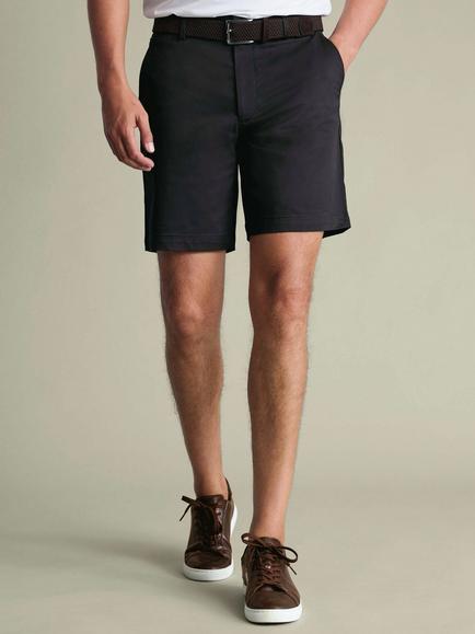 Charles Tyrwhitt Cotton Rich Performance Shorts, Black