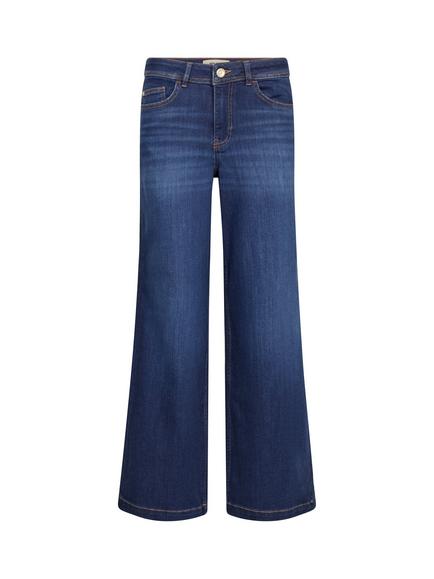 MOS MOSH Mmdara Deluxe Wide Leg Jeans, Blue - view 2, Blue