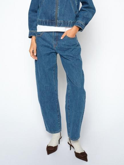 MOS MOSH Mmhellen Bernat Loose Fit Jeans, Blue, Blue