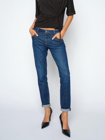 MOS MOSH Mmnaomi Slim Fit Jeans, Dark Blue, Dark Blue