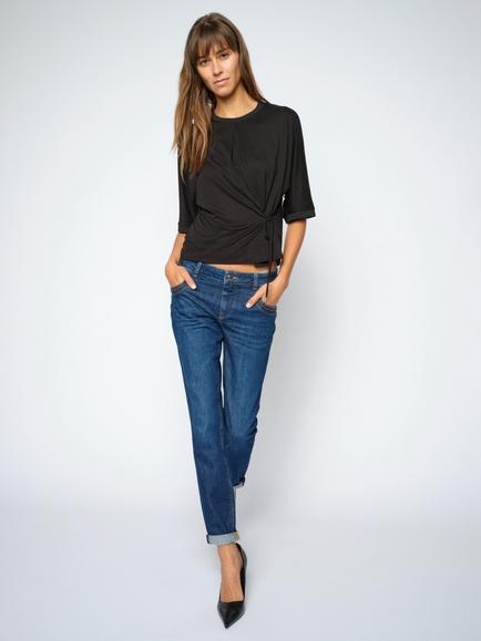 MOS MOSH Mmnaomi Slim Fit Jeans, Dark Blue - view 2, Dark Blue