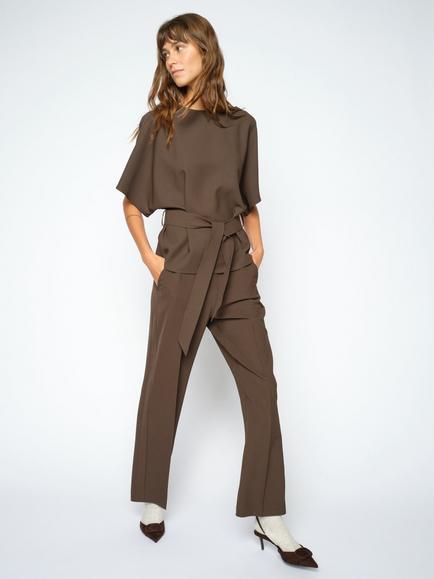 MOS MOSH Mmbai Miley Straight Fit Trousers, Delicioso, Delicioso