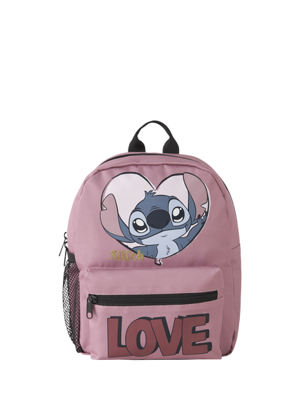 NAME IT Kids' Disney Lilo & Stitch Graphic Backpack, Lilac, Lilac