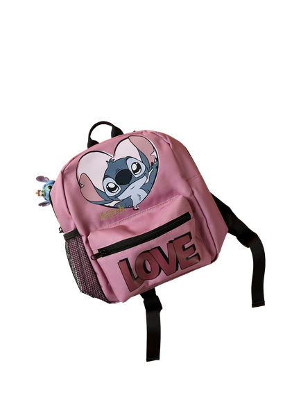 NAME IT Kids' Disney Lilo & Stitch Graphic Backpack, Lilac - view 2, Lilac