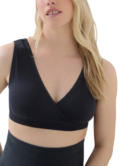 JoJo Maman Bébé Maternity & Nursing Sleep Bras, Pack of 2, Multi, Multi