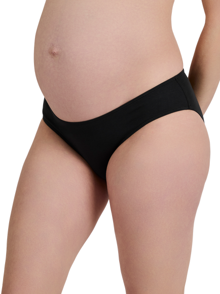 JoJo Maman Bébé Maternity Knickers, Pack of 3, Black, Black