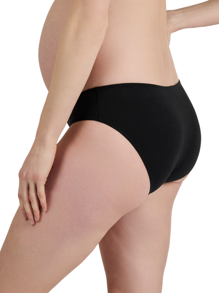 JoJo Maman Bébé Maternity Knickers, Pack of 3, Black - view 2, Black