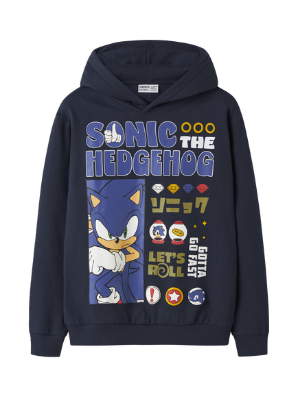 Sonic the Hedgehog Hoodie, Navy Blazer, Navy Blazer