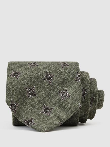 Reiss Arrigo Silk Tie, Dark Sage Green, Dark Sage Green