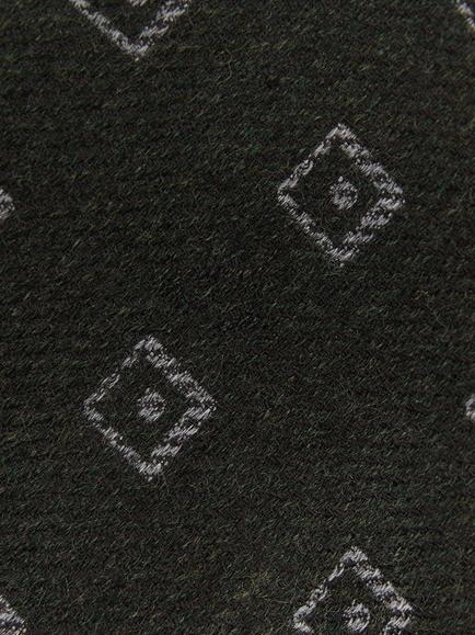 Reiss Fazio Wool Rich Tie - view 2, Forest Green
