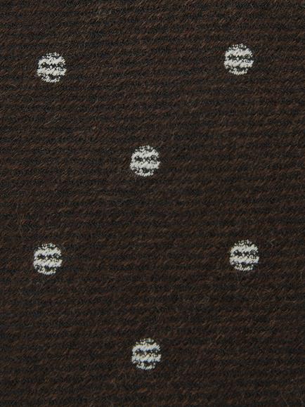 Reiss Rocco Wool Rich Tie - view 2, Chocolate Brown