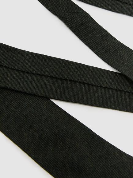 Reiss Romolo Pure Wool Tie, Forest Green - view 2, Forest Green