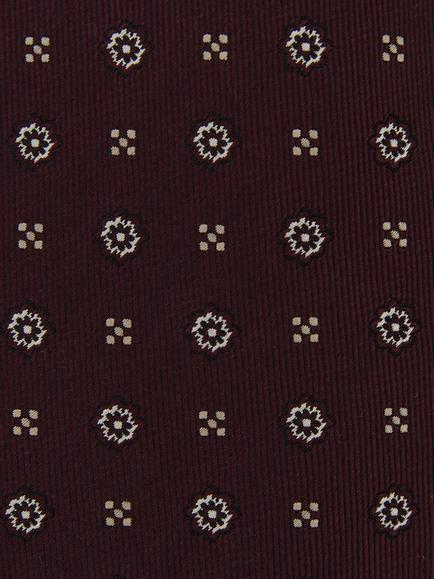 Reiss Onorio Silk Rich Tie - view 2, Burgundy