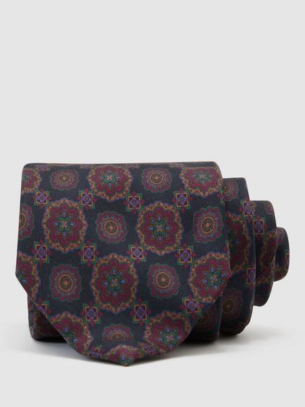 Reiss Ottone Silk Tie, Navy, Navy