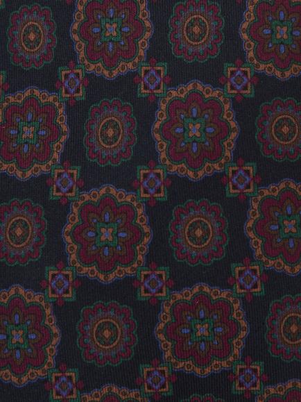 Reiss Ottone Silk Tie, Navy - view 2, Navy