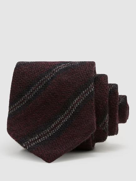 Reiss Tessere Wool Tie, Burgundy, Burgundy