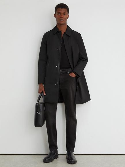 Reiss Lawlen Contemporary Utility Jacket, Black, Black