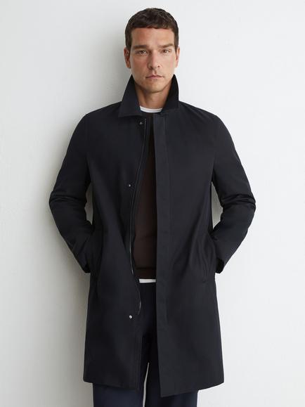 Reiss Lawlen Contemporary Utility Jacket, Black, Navy