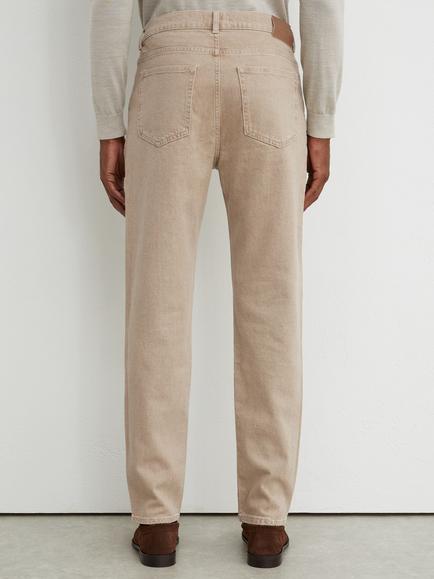 Reiss Arctic Slim Fit Jeans, Caramel Brown - view 2, Caramel Brown