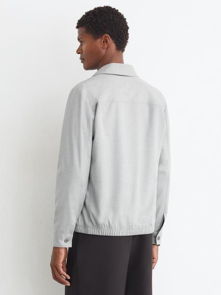 Reiss Penge Regular Fit Shirt - view 2, Soft Grey