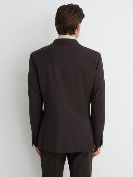 Reiss Dream Wool Blend Suit Jacket, Chocolate Brown - view 2, Chocolate Brown