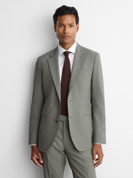 Reiss Grain Tailored Fit Wool Blend Suit Jacket, Sage Green, Sage Green