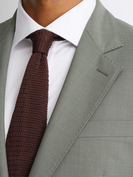 Reiss Grain Tailored Fit Wool Blend Suit Jacket, Sage Green - view 2, Sage Green