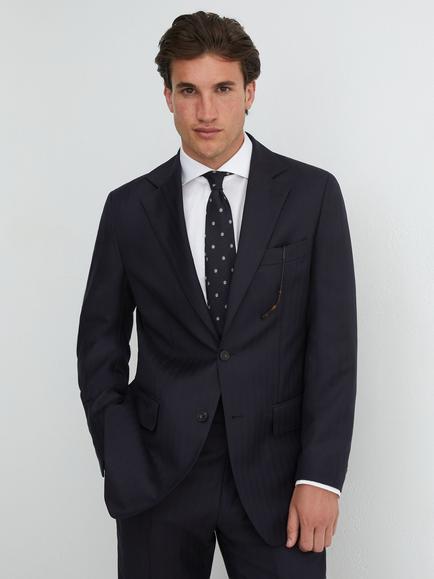 Reiss Success Tailored Fit Wool Suit Jacket, Navy, Navy