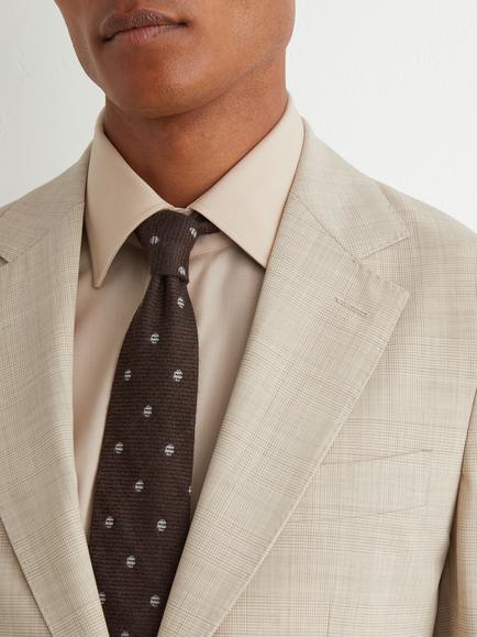 Reiss Vita Tailored Fit Wool Rich Suit Jacket, Oatmeal - view 2, Oatmeal