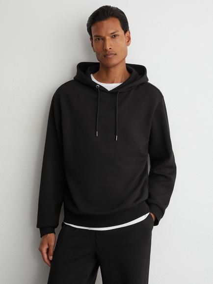 Reiss Falco Hoodie, Black